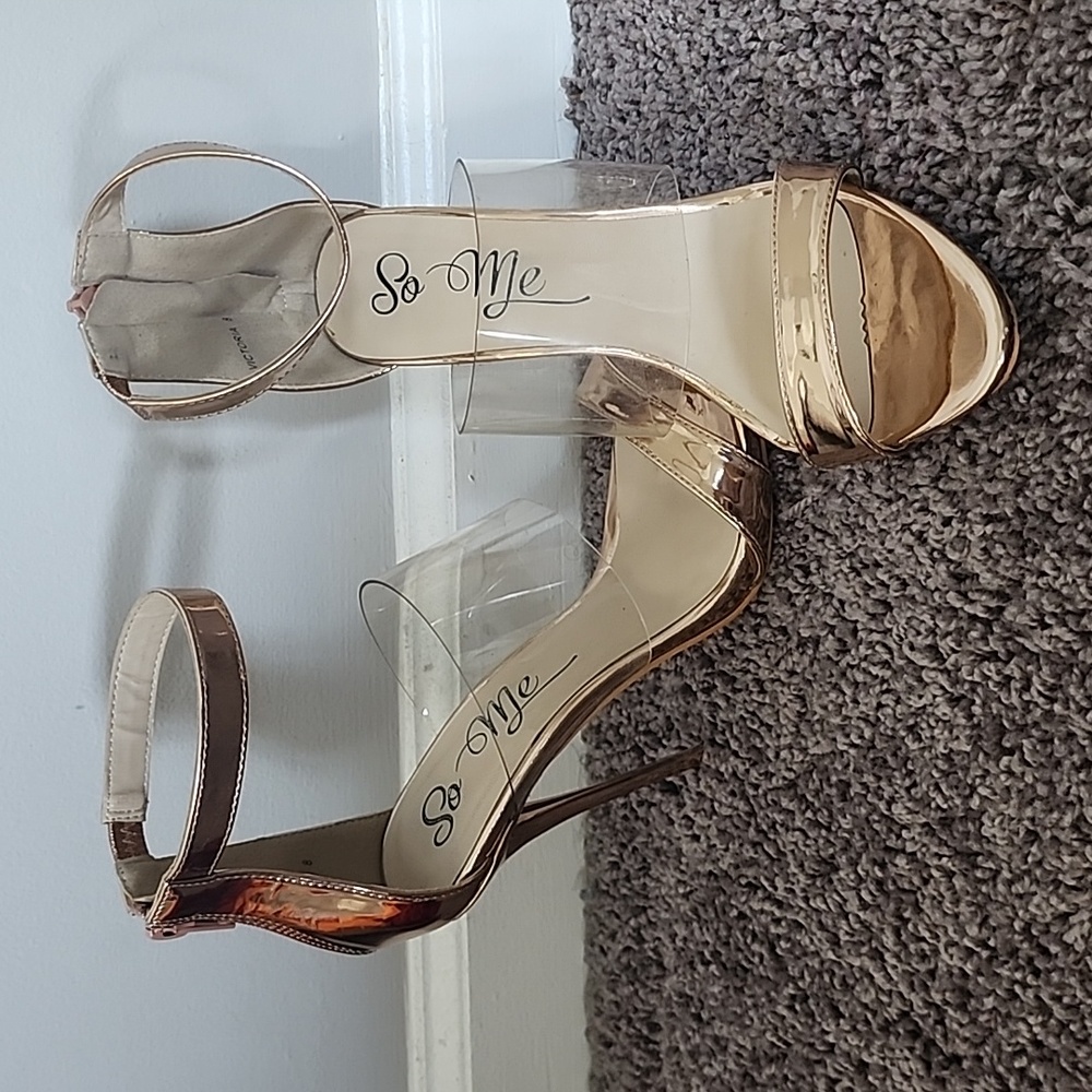 Rosegold High Heel Sandals